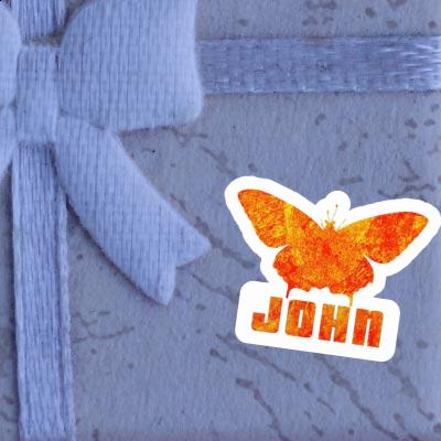 Autocollant John Papillon Laptop Autocollant John Papillon Laptop Image