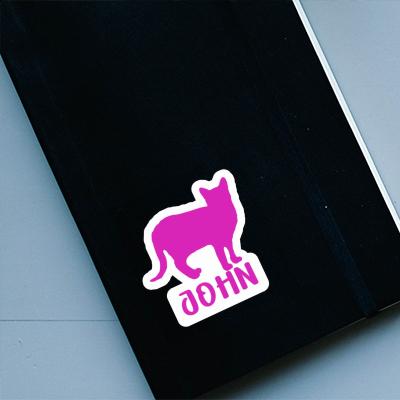 Katze Aufkleber John Image