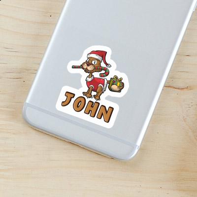 Sticker Weihnachtskatze John Notebook Sticker Weihnachtskatze John Notebook Image