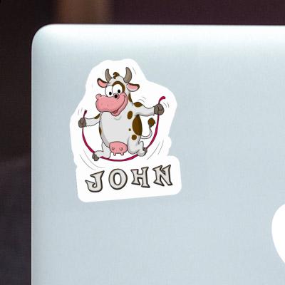 Autocollant John Vache Laptop Autocollant John Vache Laptop Image