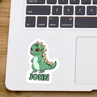 Dino Sticker John Notebook Dino Sticker John Gift package Image