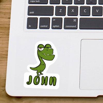 Autocollant Dinosaure John Gift package Image