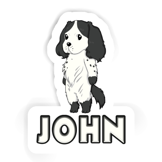 Spaniel Sticker John Spaniel Sticker John Image