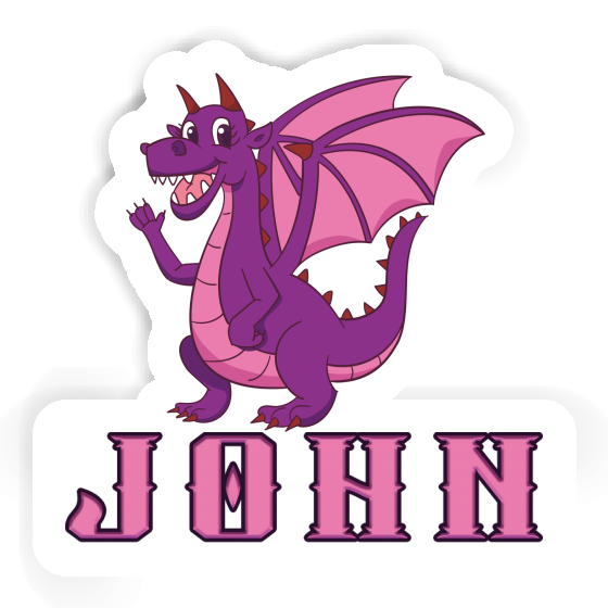 John Autocollant Dragon Gift package Image