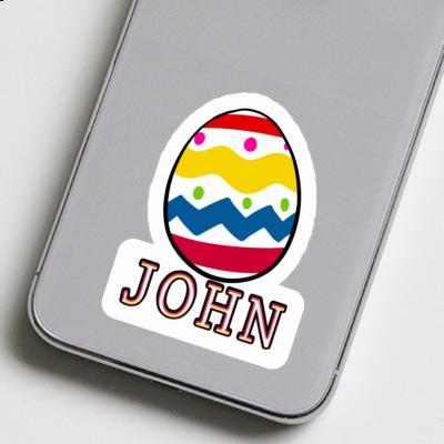 Autocollant Oeuf de Pâques John Autocollant Oeuf de Pâques John Image