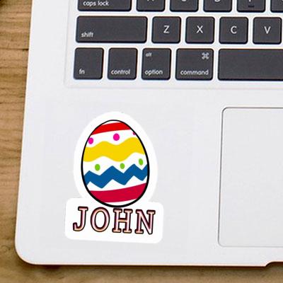 John Aufkleber Osterei Notebook Image