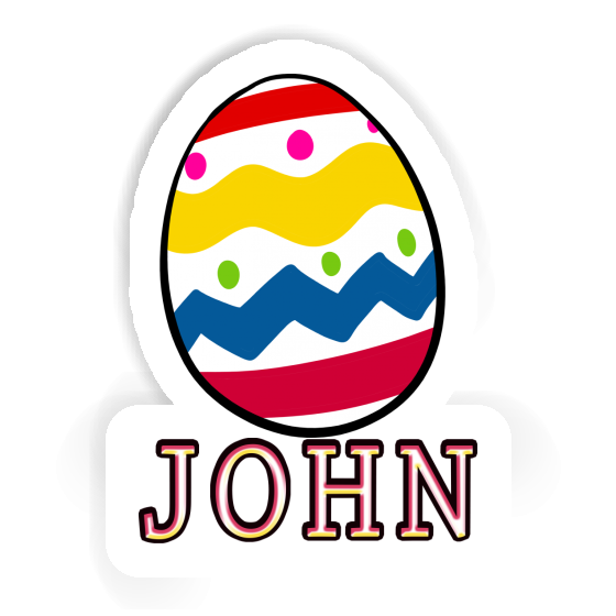 Autocollant Oeuf de Pâques John Notebook Autocollant Oeuf de Pâques John Gift package Image