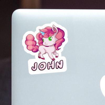 Licorne Autocollant John Notebook Licorne Autocollant John Notebook Image