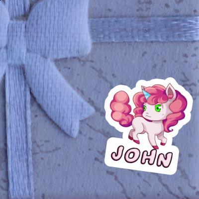 Licorne Autocollant John Licorne Autocollant John Image
