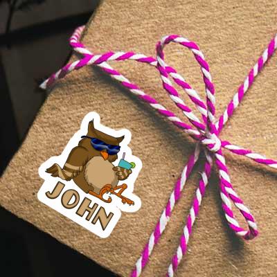 John Autocollant Hibou Notebook John Autocollant Hibou Gift package Image