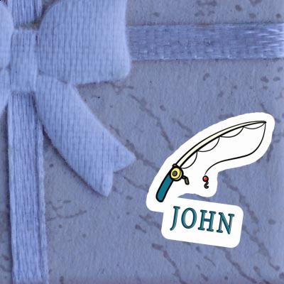 John Autocollant Canne à pêche Notebook John Autocollant Canne à pêche Gift package Image