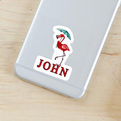Autocollant Flamant John Notebook Autocollant Flamant John Gift package Image