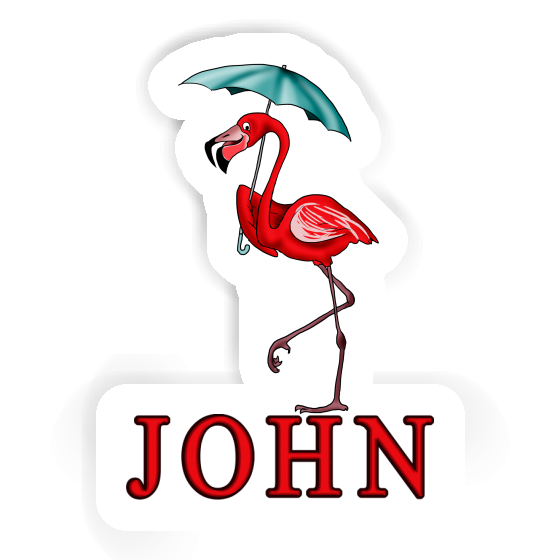 Autocollant Flamant John Laptop Autocollant Flamant John Laptop Image