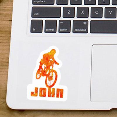 Freeride Biker Aufkleber John Image