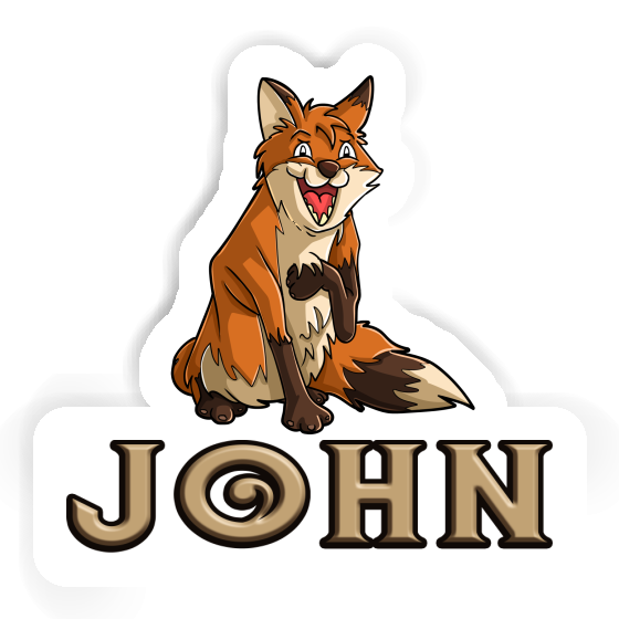 John Autocollant Renard Notebook John Autocollant Renard Notebook Image