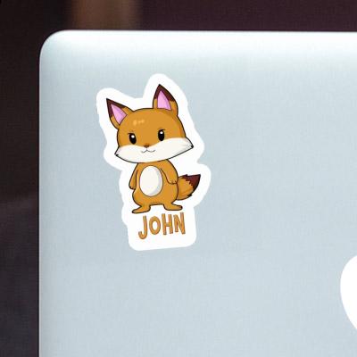 Autocollant Renard John Laptop Autocollant Renard John Laptop Image
