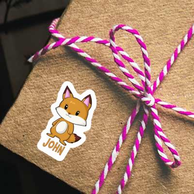 Autocollant Renard John Notebook Autocollant Renard John Gift package Image