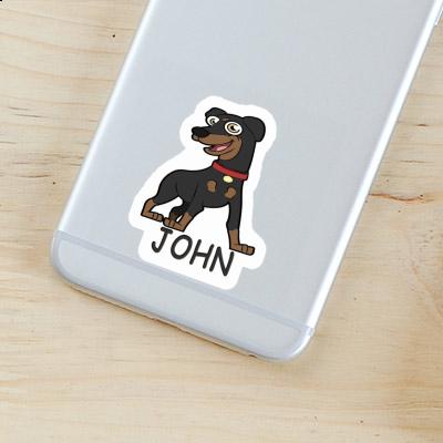 Pinscher Aufkleber John Notebook Pinscher Aufkleber John Gift package Image