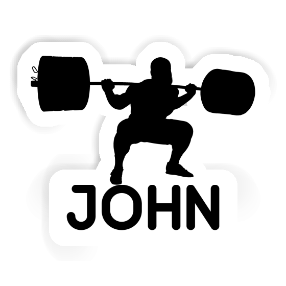 Aufkleber Gewichtheber John Laptop Aufkleber Gewichtheber John Laptop Image