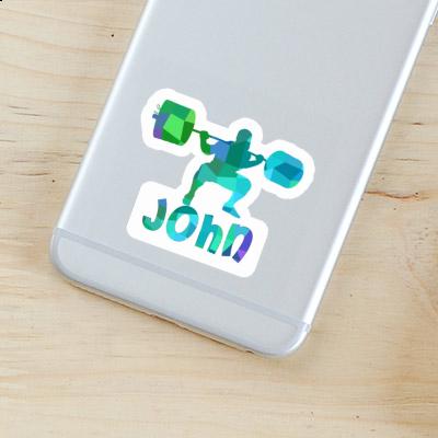 Gewichtheber Aufkleber John Notebook Gewichtheber Aufkleber John Gift package Image