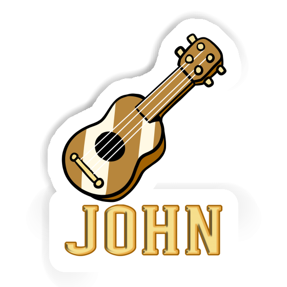 Autocollant John Guitare Notebook Autocollant John Guitare Gift package Image