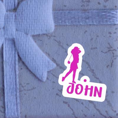 Autocollant Golfeuse John Notebook Autocollant Golfeuse John Gift package Image