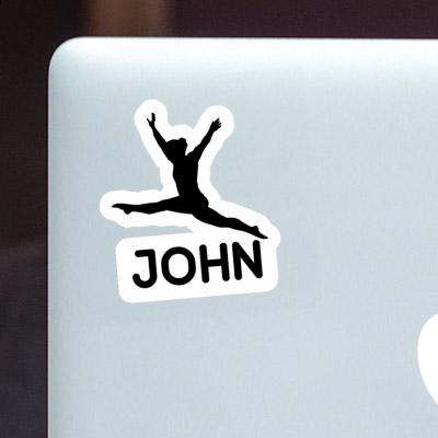 Gymnastin Aufkleber John Laptop Gymnastin Aufkleber John Laptop Image