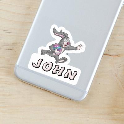 Autocollant Lapin de rugby John Notebook Autocollant Lapin de rugby John Gift package Image