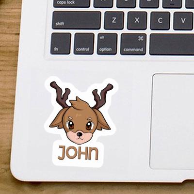 John Sticker Hirsch Notebook John Sticker Hirsch Notebook Image