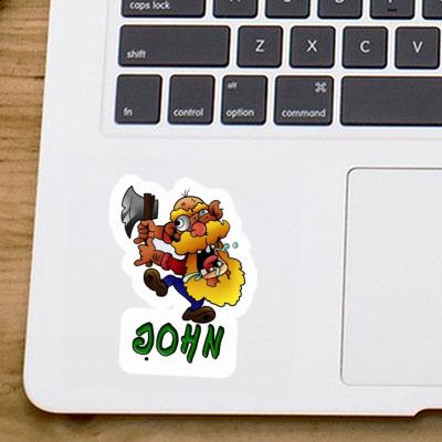 John Autocollant Forestier Laptop John Autocollant Forestier Laptop Image