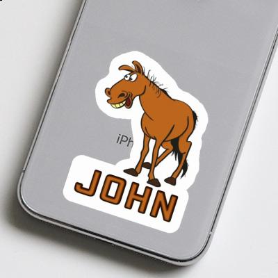 Autocollant John Cheval Notebook Autocollant John Cheval Notebook Image