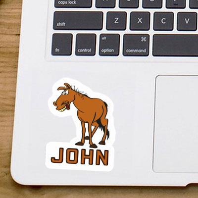 Sticker John Horse Notebook Sticker John Horse Gift package Image