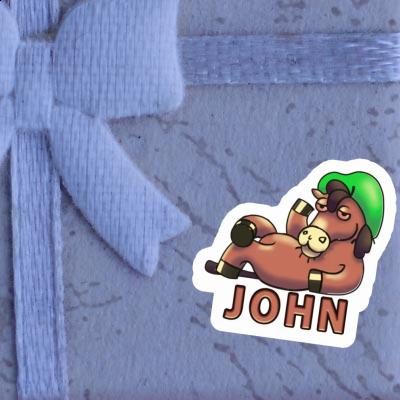 Cheval Autocollant John Notebook Cheval Autocollant John Gift package Image