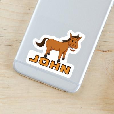 Cheval Autocollant John Cheval Autocollant John Image
