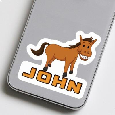 Cheval Autocollant John Cheval Autocollant John Image