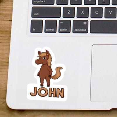 Pferd Aufkleber John Laptop Pferd Aufkleber John Laptop Image