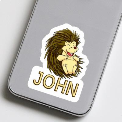 Sticker John Hedgehog Notebook Sticker John Hedgehog Gift package Image