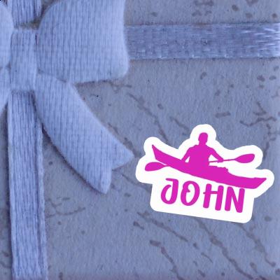 Autocollant Kayakiste John Image