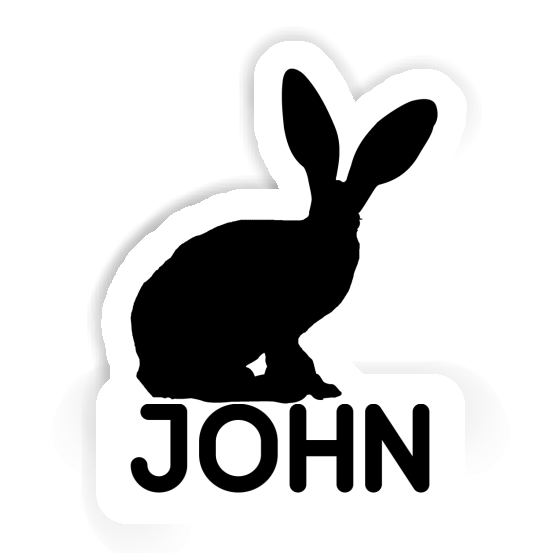 John Aufkleber Hase Laptop John Aufkleber Hase Laptop Image