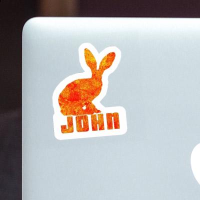 Autocollant John Lapin Notebook Autocollant John Lapin Gift package Image