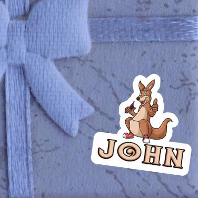 Sticker John Känguru Notebook Sticker John Känguru Notebook Image