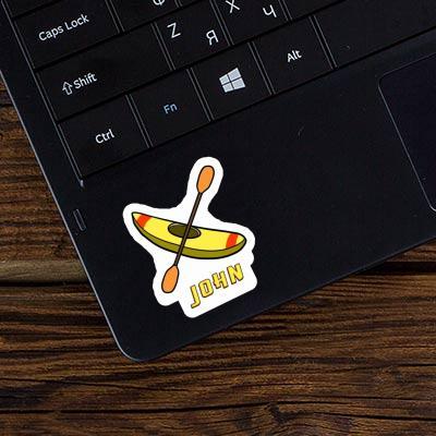 John Sticker Canoe Laptop John Sticker Canoe Laptop Image