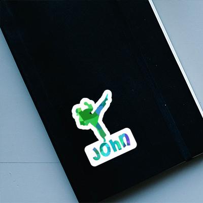 Autocollant Karatéka John Notebook Autocollant Karatéka John Gift package Image
