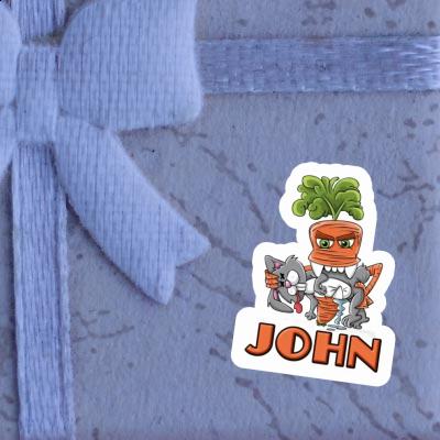 Carotte monstre Autocollant John Laptop Carotte monstre Autocollant John Laptop Image