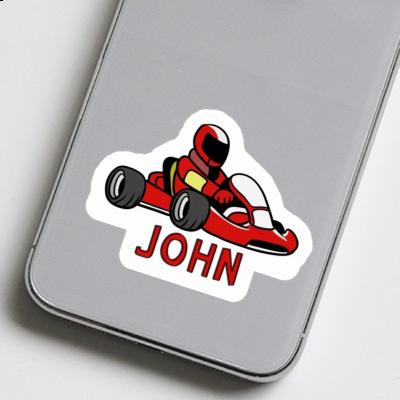 John Autocollant Kart Laptop John Autocollant Kart Laptop Image