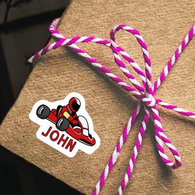 Sticker John Kart Notebook Sticker John Kart Gift package Image