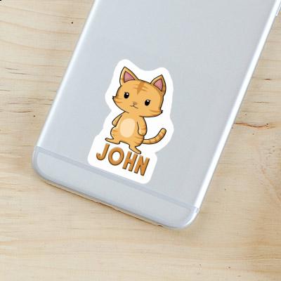 Chaton Autocollant John Gift package Image