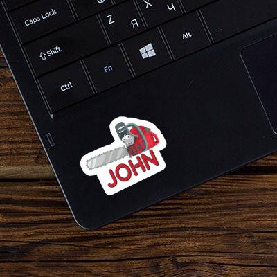 Aufkleber Kettensäge John Image