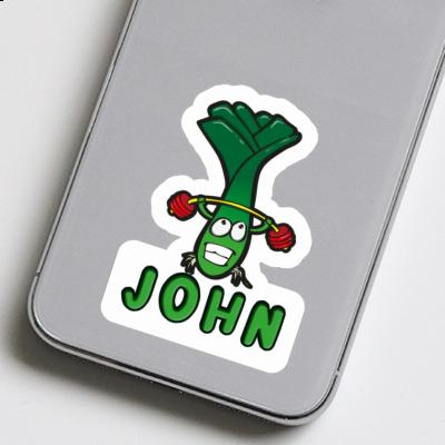 John Autocollant Poireau Notebook John Autocollant Poireau Gift package Image