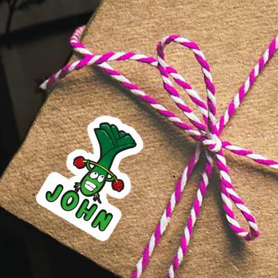 John Sticker Leek Notebook John Sticker Leek Notebook Image